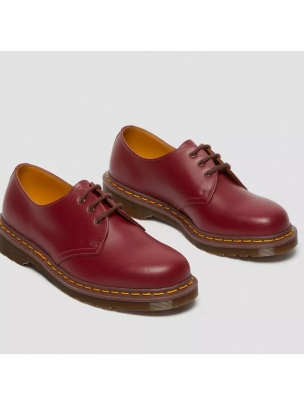 1461 Dr. Marten Women 6 Vintage Made in England Leather Oxford Red Shoes 072026
